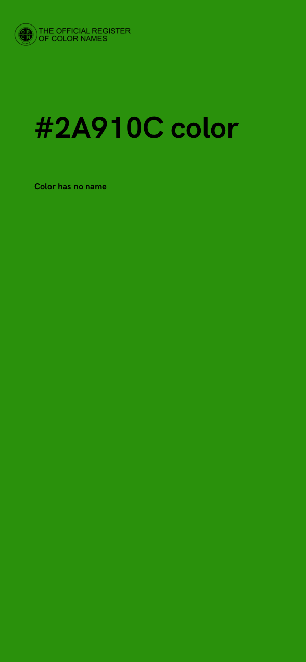 #2A910C color image