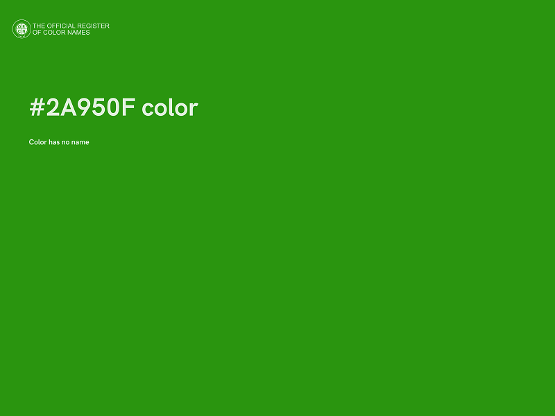 #2A950F color image
