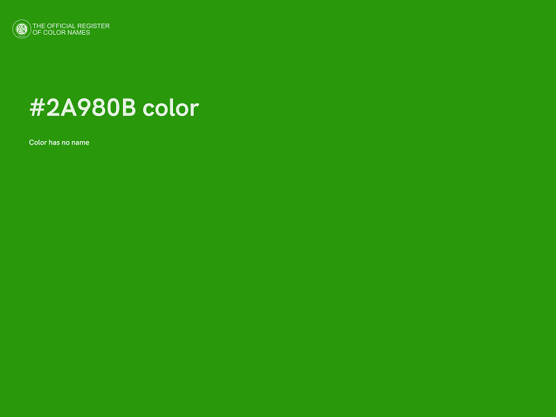 #2A980B color image