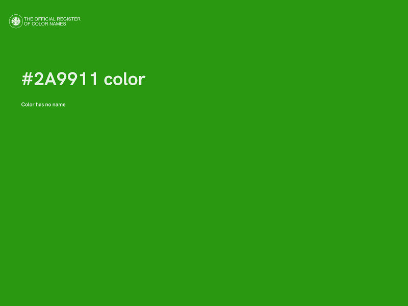 #2A9911 color image