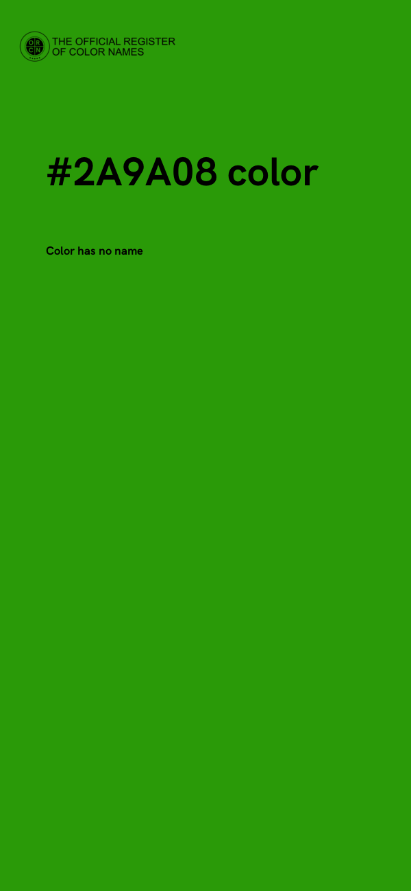 #2A9A08 color image