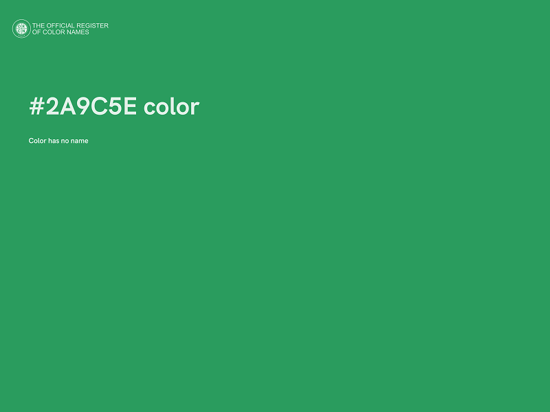 #2A9C5E color image