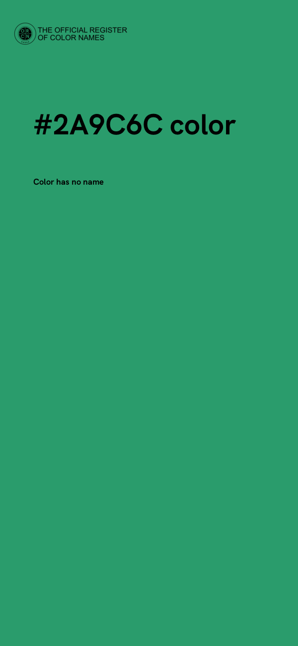 #2A9C6C color image