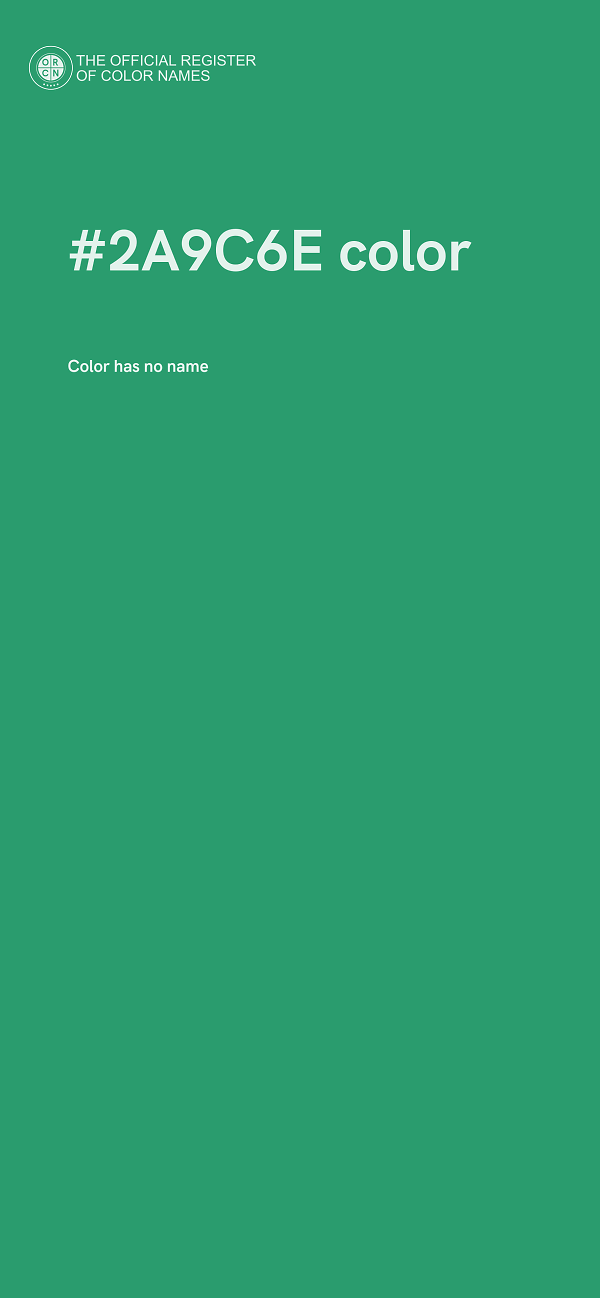 #2A9C6E color image