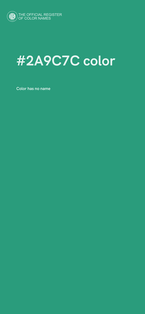 #2A9C7C color image