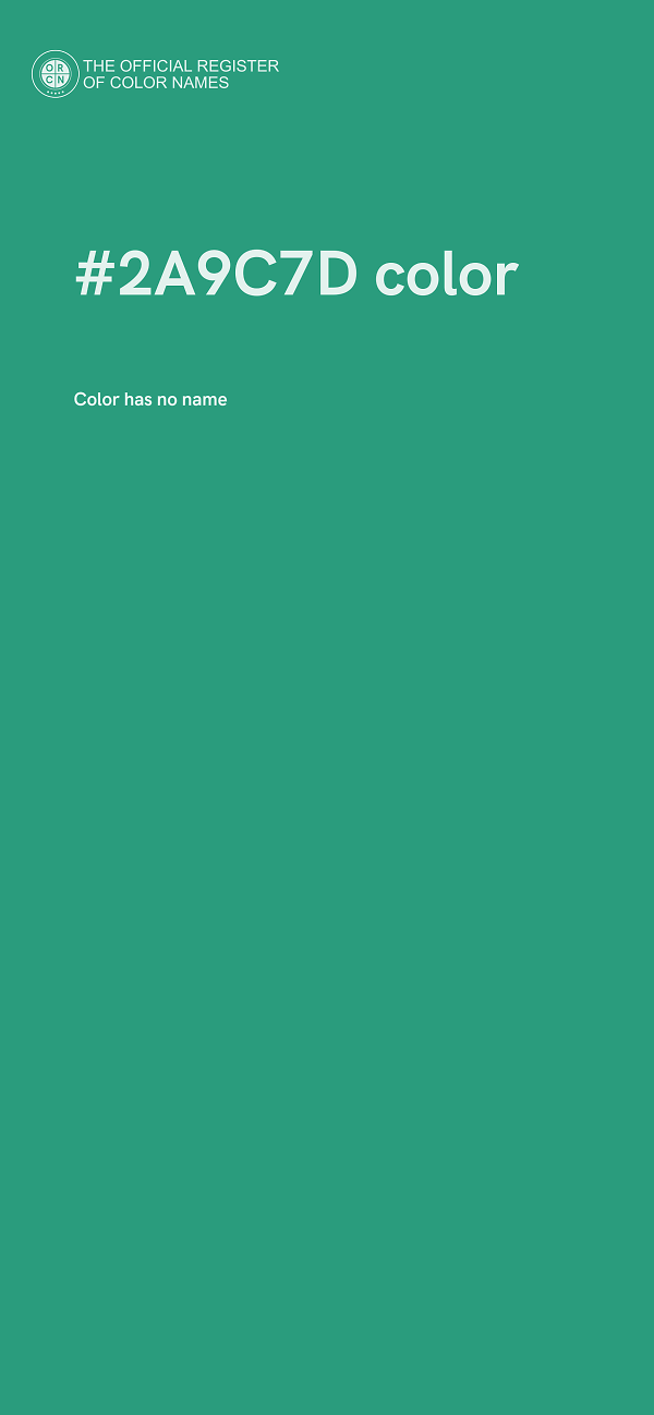 #2A9C7D color image