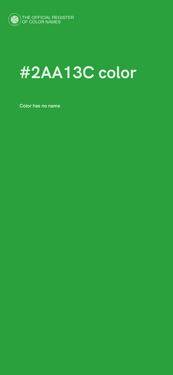 #2AA13C color image