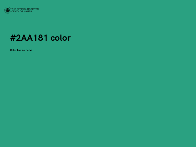 #2AA181 color image