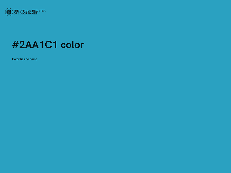 #2AA1C1 color image