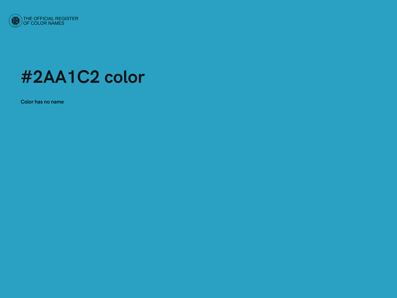 #2AA1C2 color image