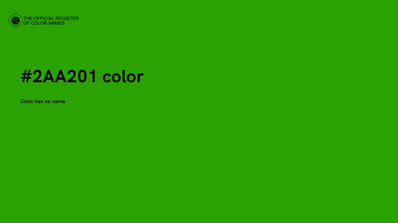 #2AA201 color image