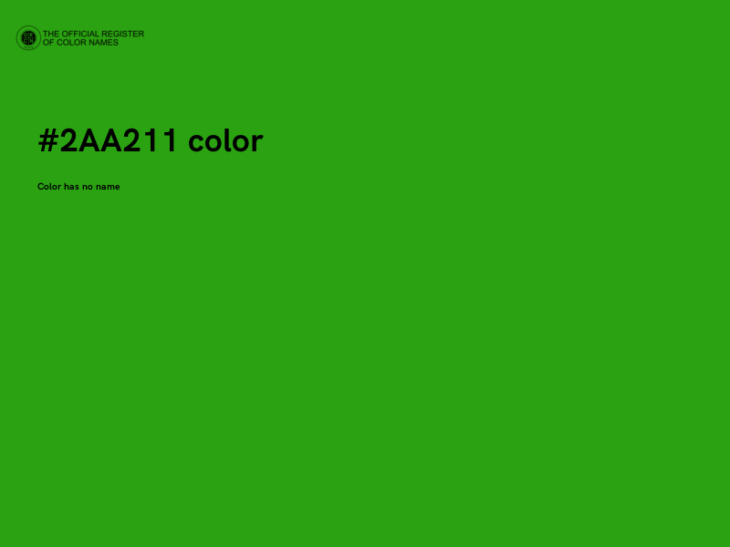 #2AA211 color image