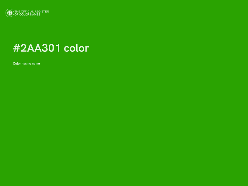 #2AA301 color image