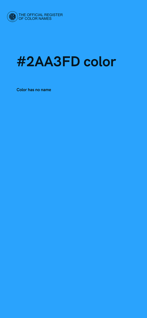 #2AA3FD color image