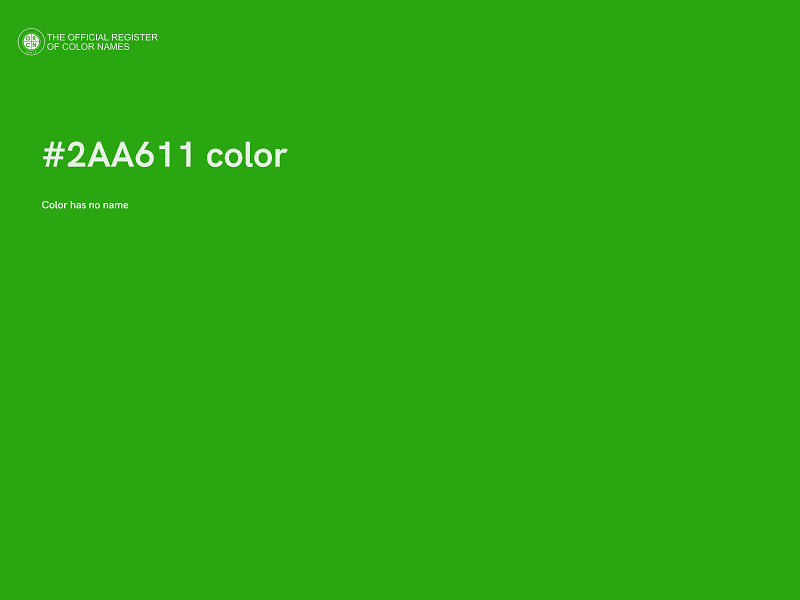 #2AA611 color image