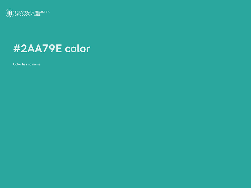 #2AA79E color image