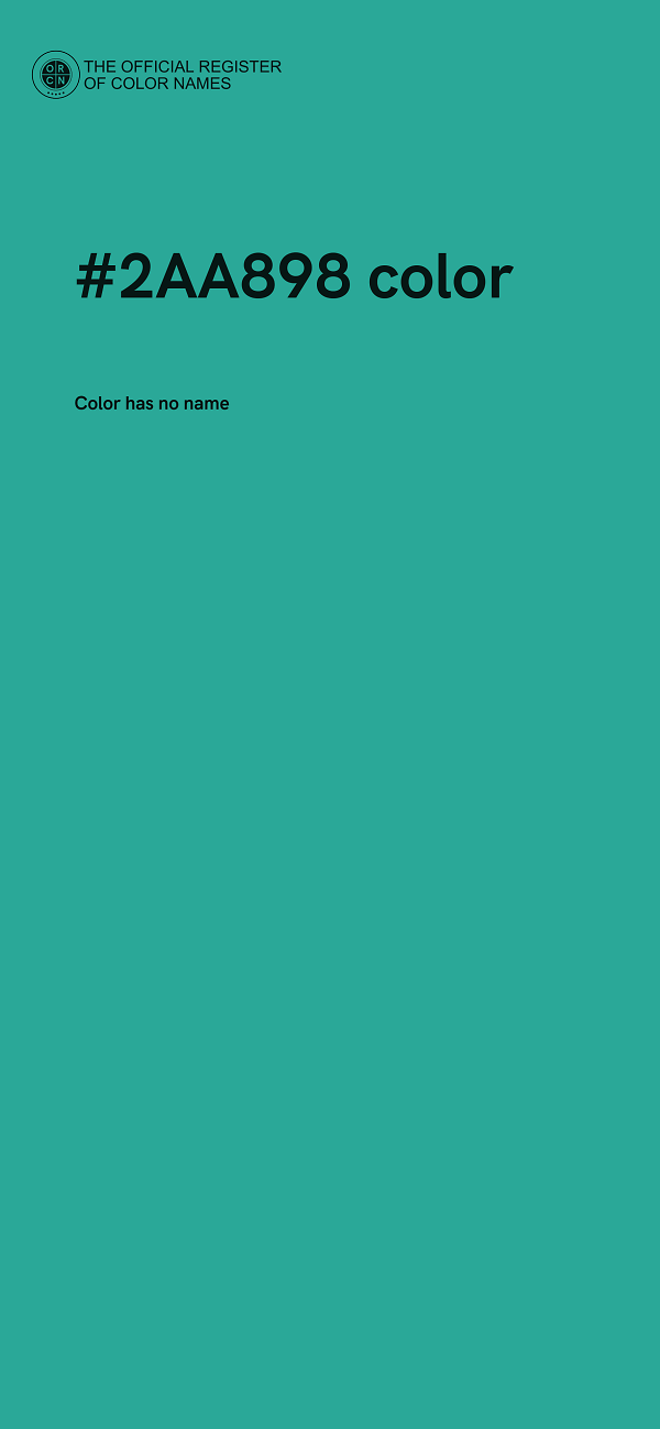 #2AA898 color image