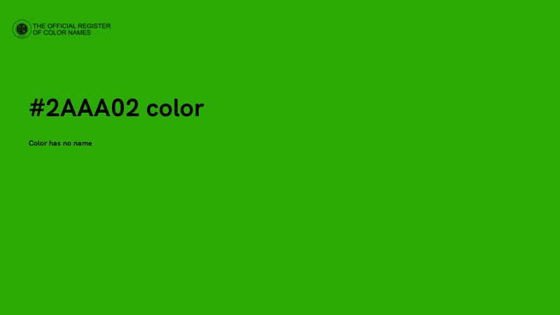 #2AAA02 color image