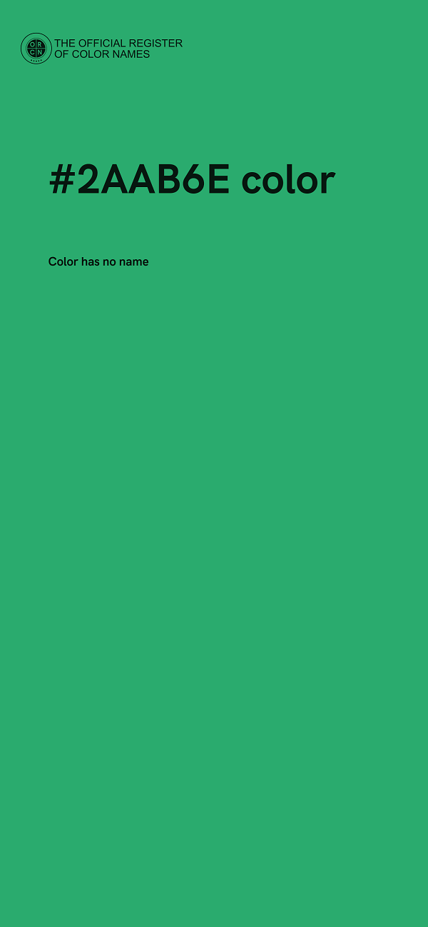 #2AAB6E color image