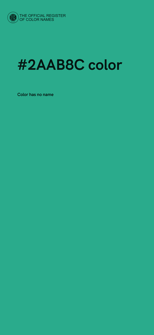 #2AAB8C color image