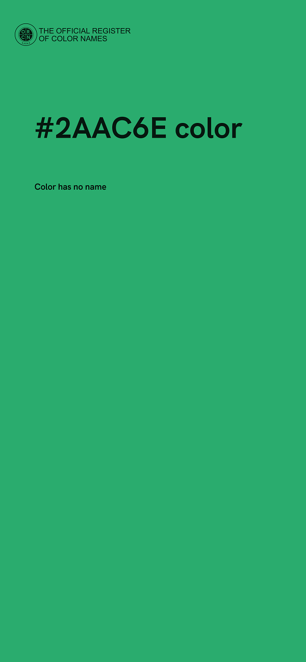 #2AAC6E color image
