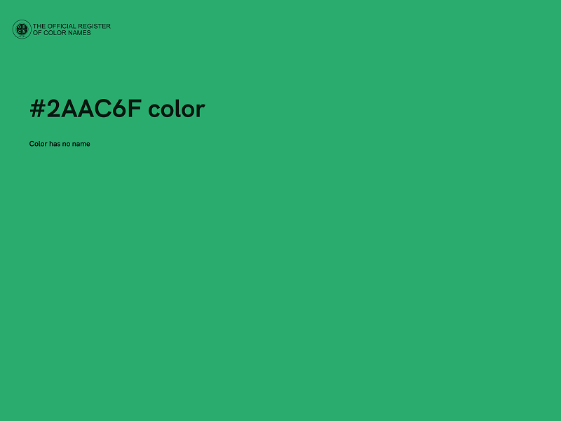 #2AAC6F color image