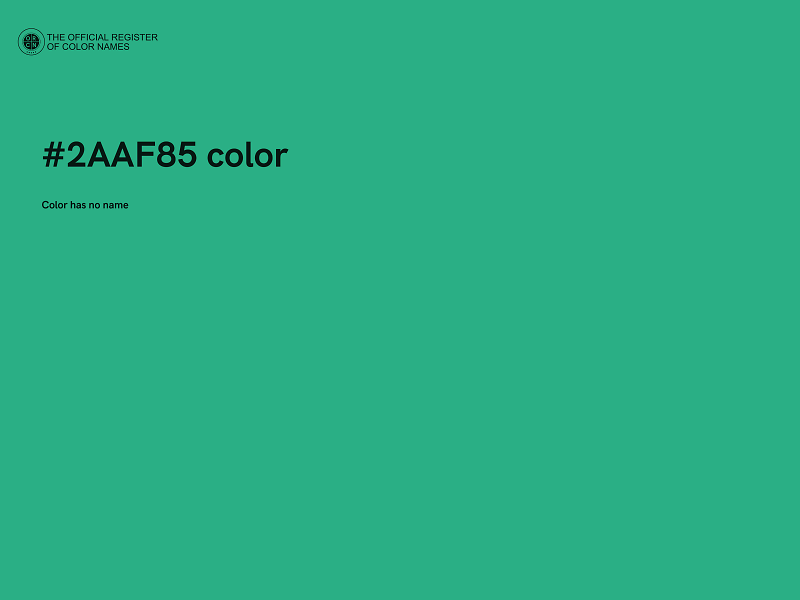 #2AAF85 color image
