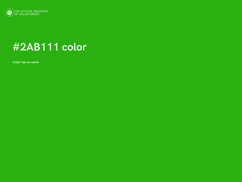 #2AB111 color image