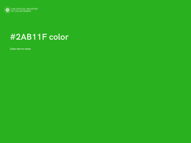 #2AB11F color image