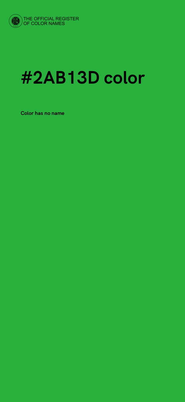 #2AB13D color image