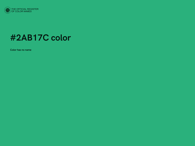 #2AB17C color image