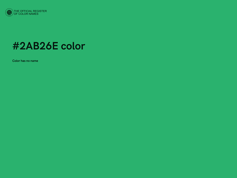 #2AB26E color image