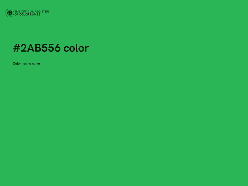 #2AB556 color image