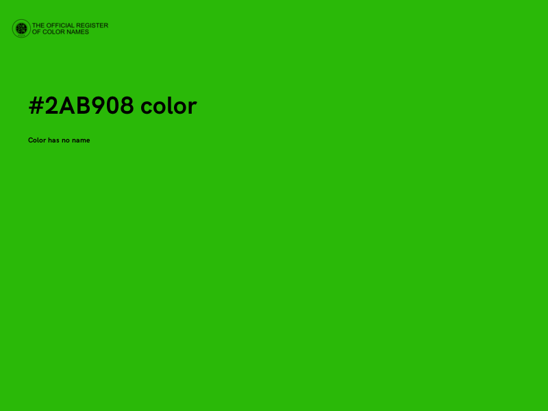 #2AB908 color image