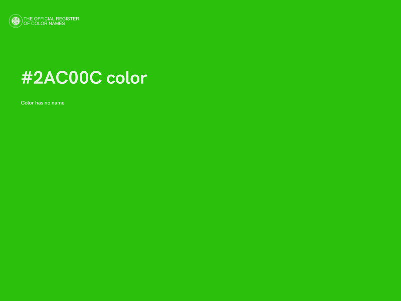 #2AC00C color image