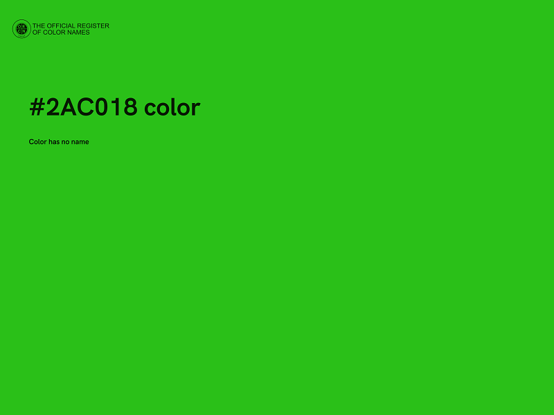 #2AC018 color image