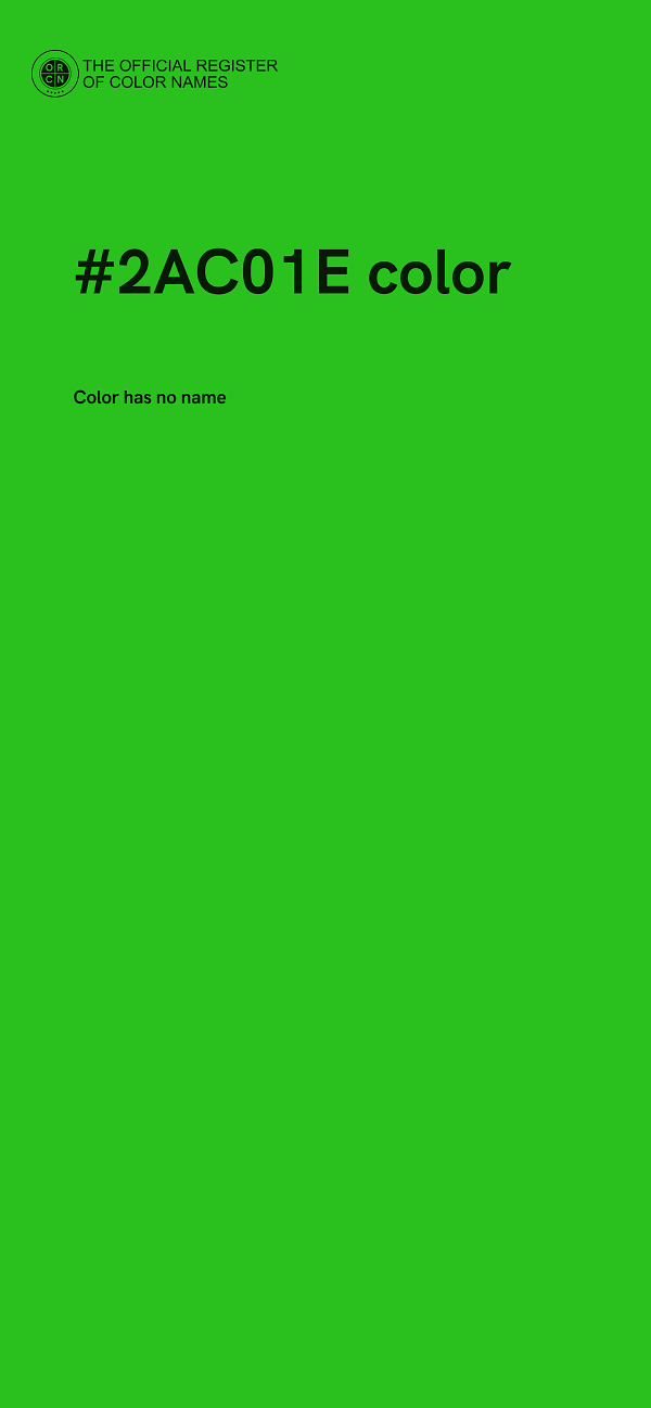 #2AC01E color image