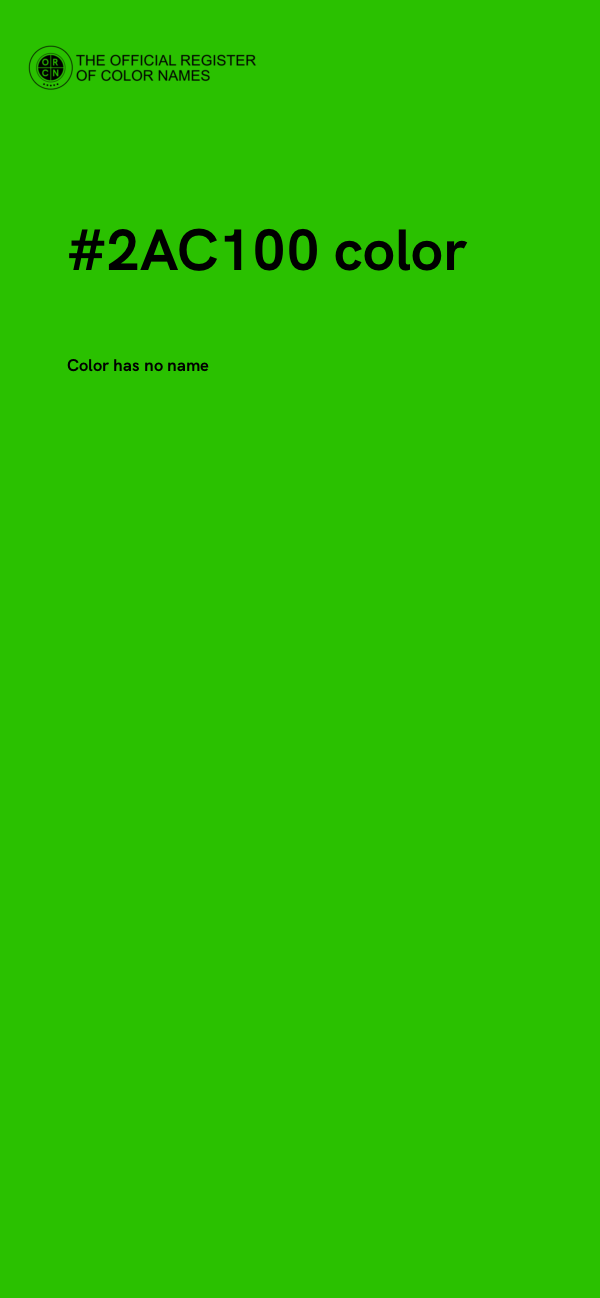 #2AC100 color image