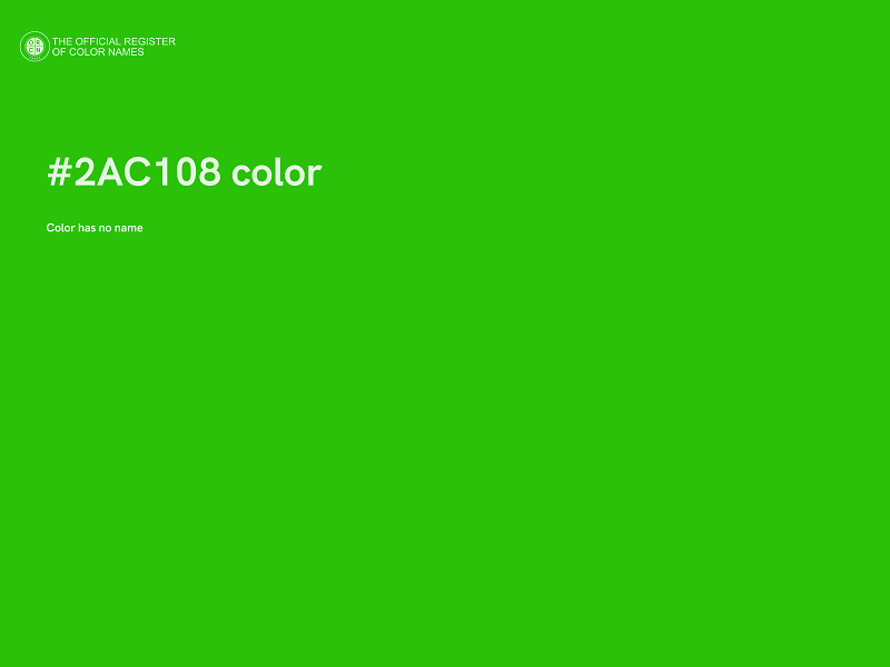 #2AC108 color image