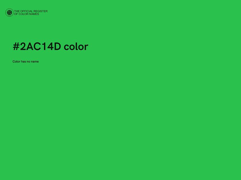 #2AC14D color image