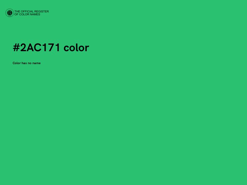 #2AC171 color image