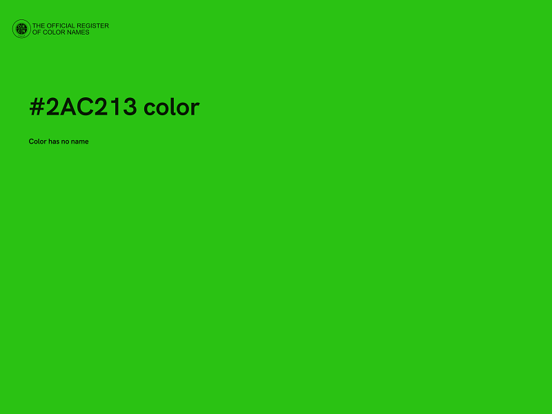 #2AC213 color image