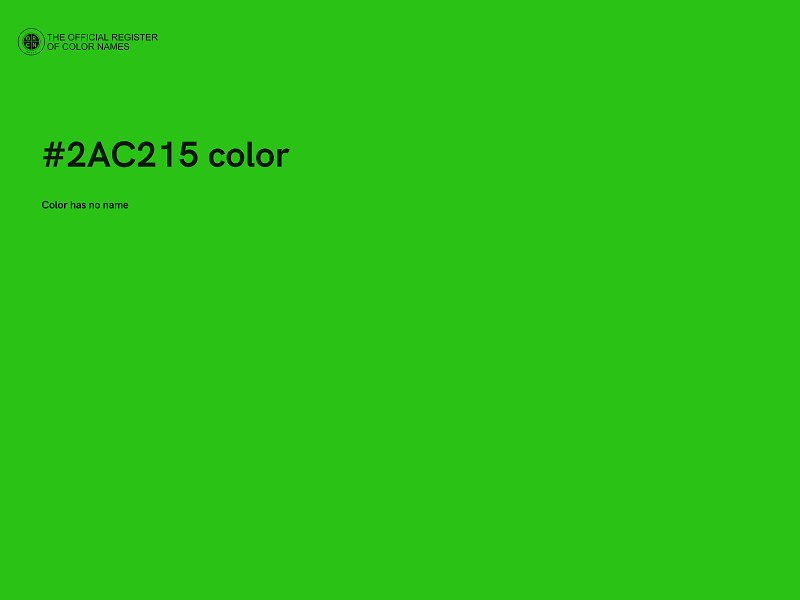 #2AC215 color image