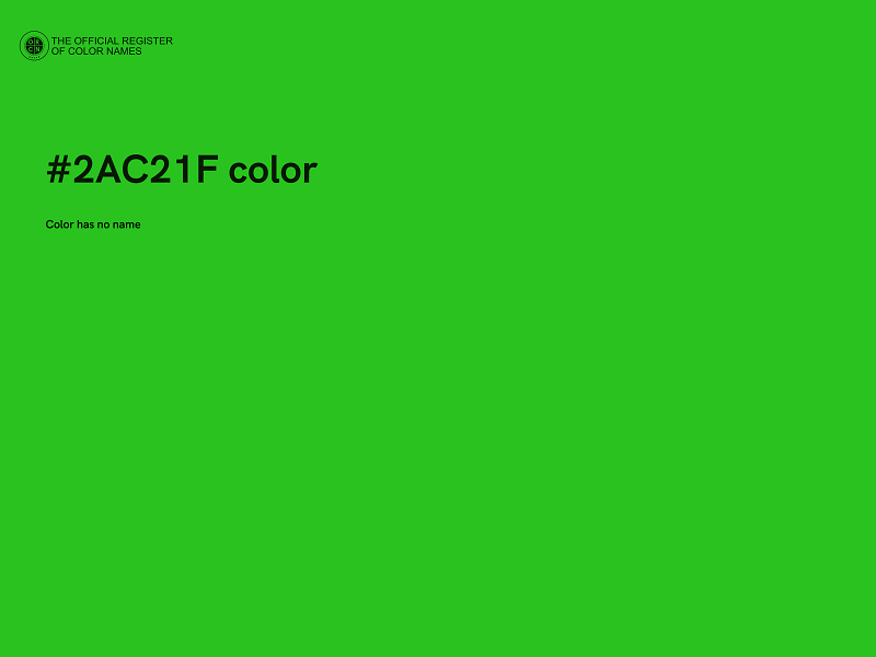 #2AC21F color image