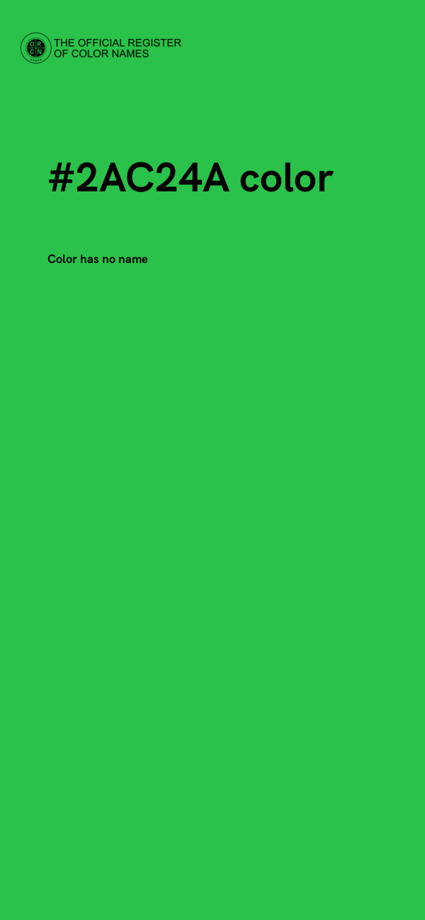 #2AC24A color image