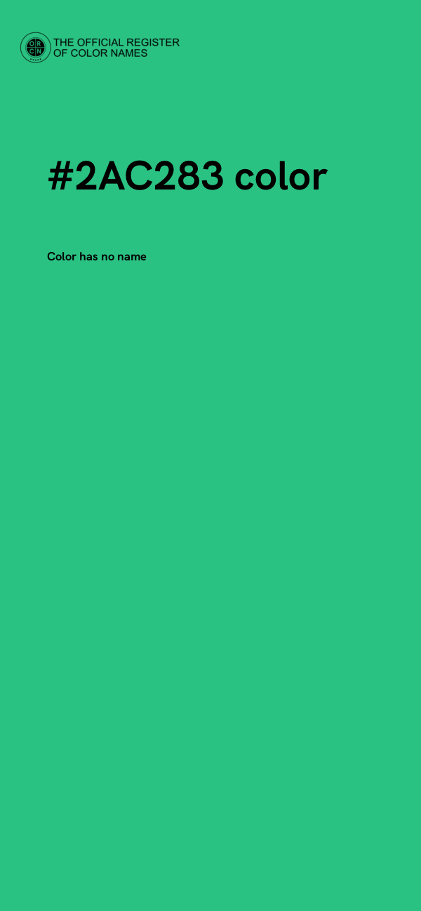 #2AC283 color image