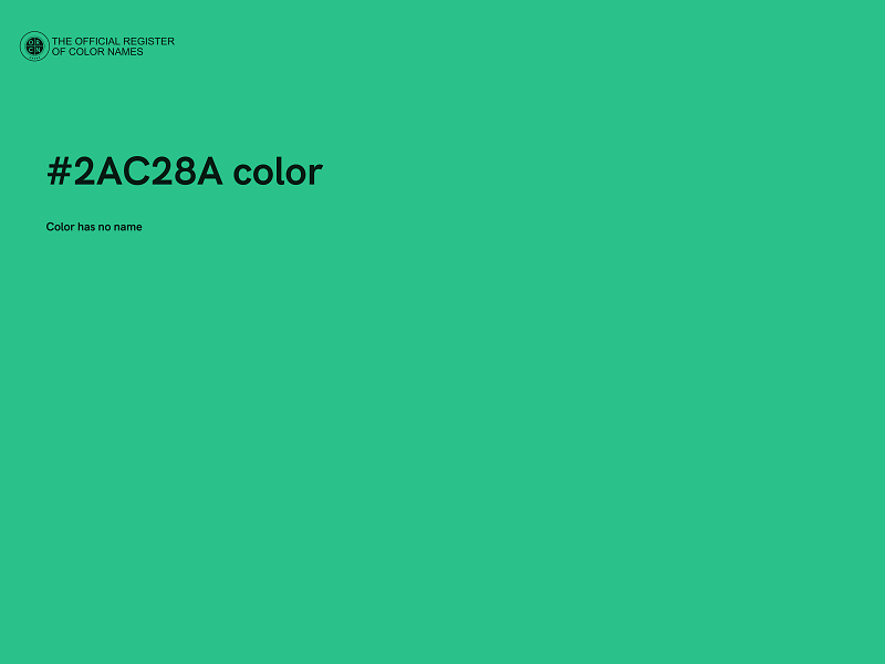 #2AC28A color image