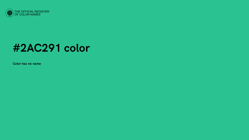 #2AC291 color image