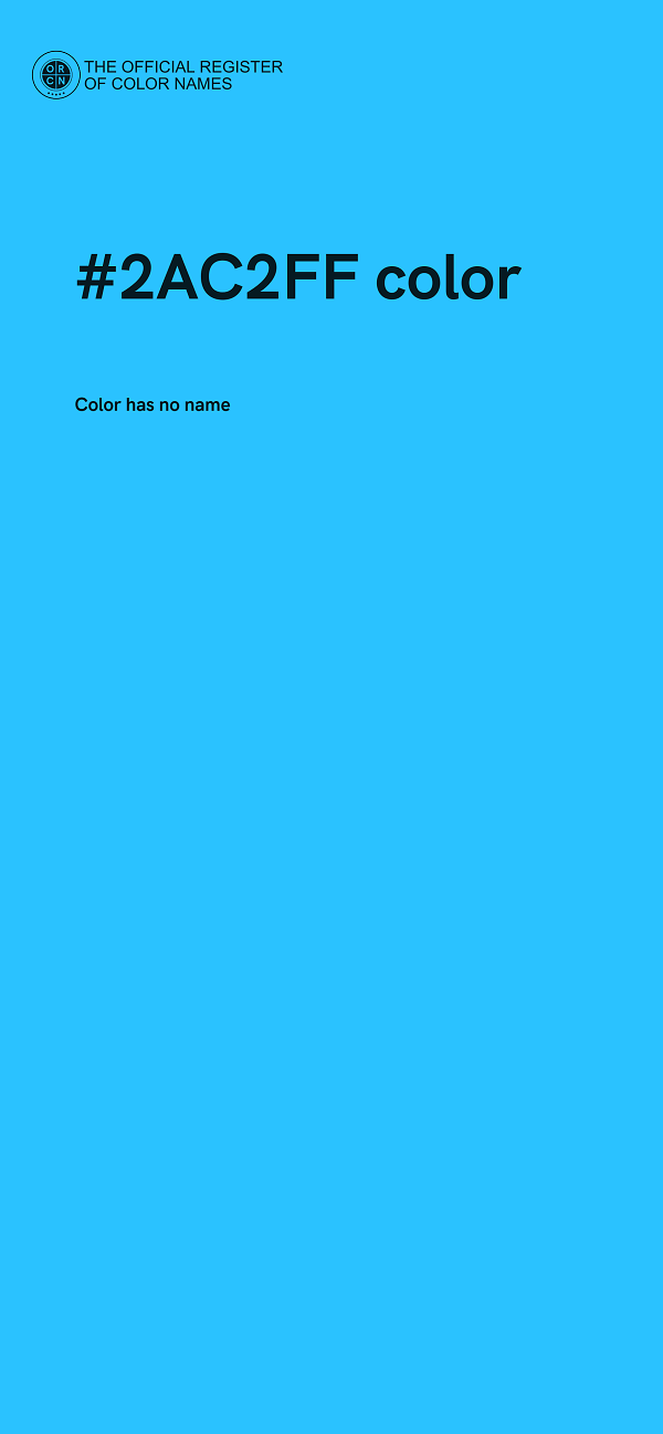 #2AC2FF color image