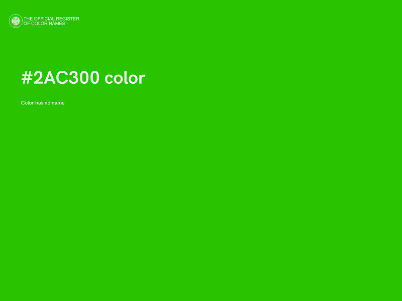#2AC300 color image